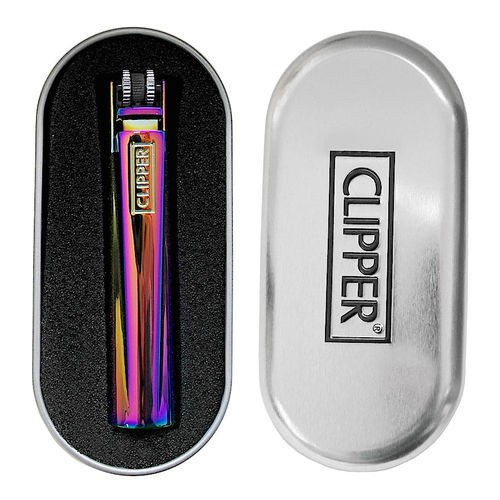 Bricheta Clipper - Icy Blue Colors Metal with Gift Box