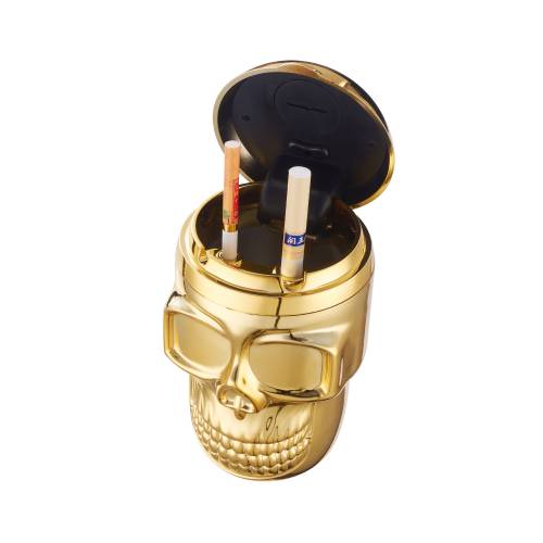 Scrumiera auto - Champ realistic Skull with LED