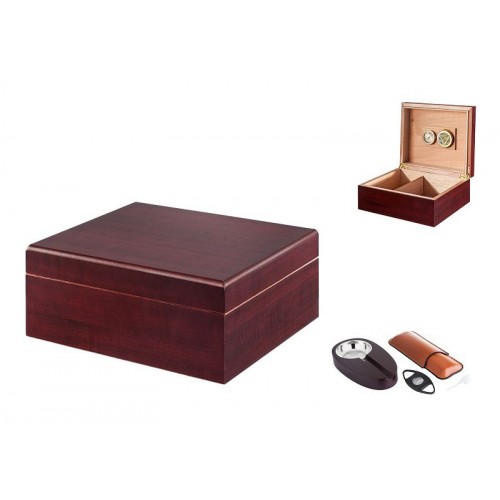 Umidor trabucuri - Angelo Gift Set (Cherry)