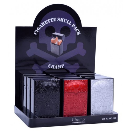 Tabachera - pachet tigari Click BOXX Skull 20