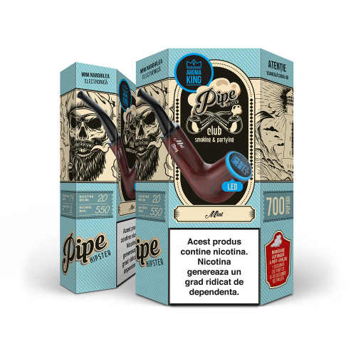 Aroma KING PIPE Hipster - Mint (700 pufuri) 20 mg