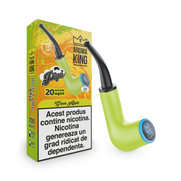 Aroma KING PIPE Colorfull Neon - Green Apple (700 pufuri) 20 mg