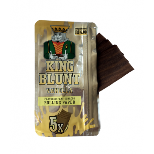 Foite din tutun pentru rulat - King BLUNT Vanilla (5)