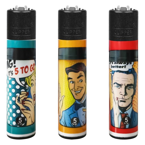 Bricheta Clipper - reincarcabila Large Design NEW