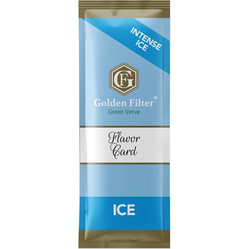 Card aromatizant Golden Filter - INTENSE ICE