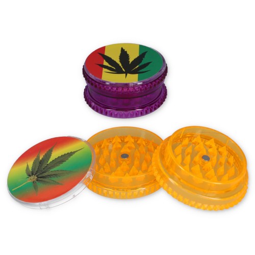 Grinder plastic - DON Rasta 55 mm / 3 parti