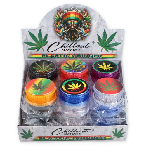 Grinder plastic - DON Rasta 55 mm / 3 parti
