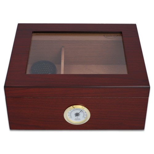 Umidor cedru - DON Dark Mahony Luxury Window (22 x 26 x 11)