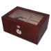 Umidor cedru - DON Dark Mahony Premium Window (24 x 34 x 16)