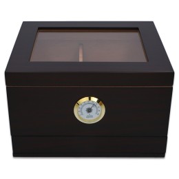 Umidor cedru - DON Dark Brown Window (26 x 22 x 16) Umidor cedru - DON Dark Brown Window (26 x 22 x 16)