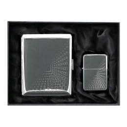 Gift SET Gentelo - Lighter with Cigarette Case Engraved (4073) Gift SET Gentelo - Lighter with Cigarette Case Engraved (4073)