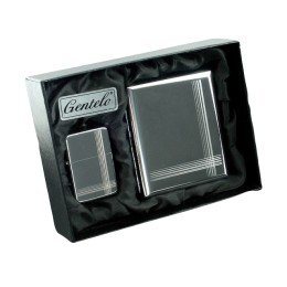 Gift SET Gentelo - Lighter with Cigarette Case Engraved (4075) Gift SET Gentelo - Lighter with Cigarette Case Engraved (4075)