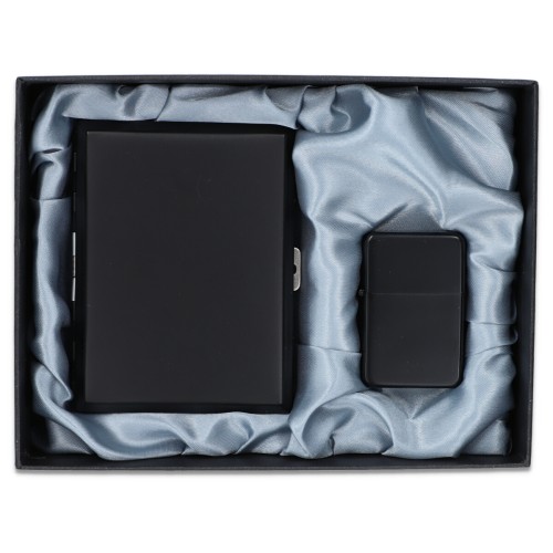 Gift Set BOX - Lighter and Cigarette Case (4130)
