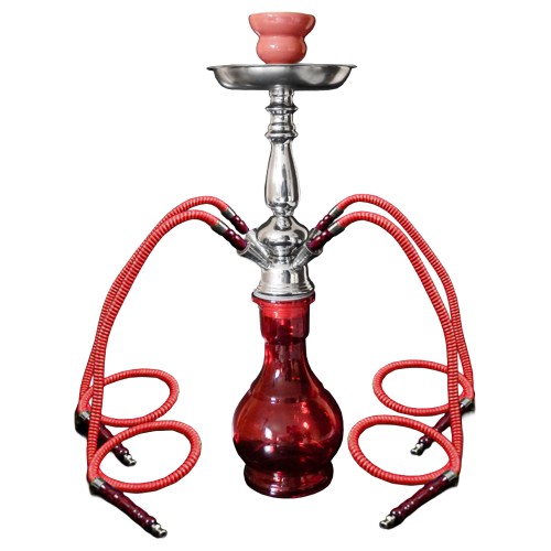 Narghilea - ElDoro Shisha - Arabian Red (49 cm, patru furtunuri)