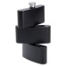 Plosca bauturi din trei piese - Hip Flask Black (3x90 ml)