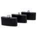 Plosca bauturi din trei piese - Hip Flask Black (3x90 ml)