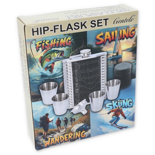 Gift SET Don - Chess and Hip Flask Gift SET Don - Chess and Hip Flask