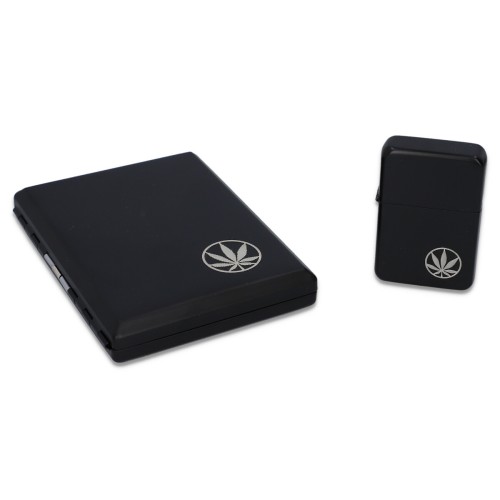 Gift Set BOX - Lighter and Cigarette Case 1015