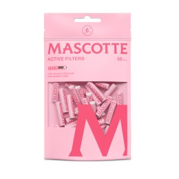 Filtre cu carbon activ Mascotte - 6 mm Slim Pink (50)