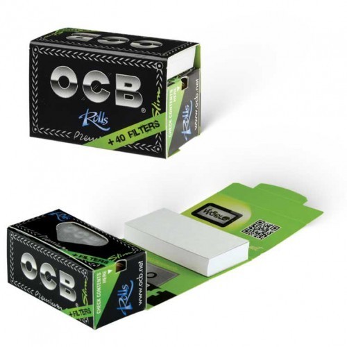 Foite rulat OCB - Premium Slim Rola + Filter Tips (4 m)