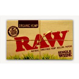 Foite rulat RAW - Organic Hemp WIDE Double (100)