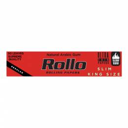 Foite rulat Rollo - Red Slim King Size 110 mm (50)