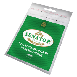 Filtre rulat Senator - 6 mm Slim Long Menthol (100)