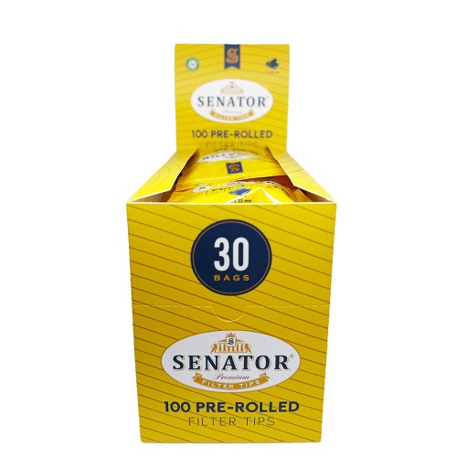 Filtre rulat Senator - 6 mm Slim Long PRE-ROLLED (100) Filtre rulat Senator - 6 mm Slim Long PRE-ROLLED (100)