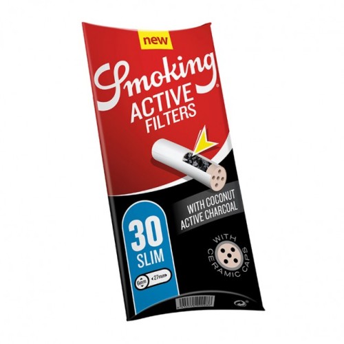 Filtre rulat Smoking - Slim Ceramice Carbon Activ (30) Filtre rulat Smoking - Slim Ceramice Carbon Activ (30)