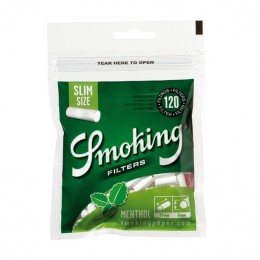 Filtre rulat Smoking - Slim Menthol (120) Filtre rulat Smoking - Slim Menthol (120)