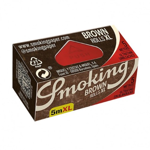Foite rulat Smoking - Brown XL Rola 5m