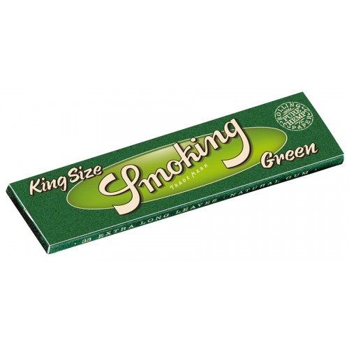 Foite rulat Smoking - Green King Size 110 mm (33)