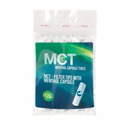 Filtre rulat MCT - 6 mm Slim Click Menthol (100)