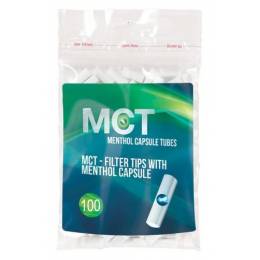 Filtre rulat MCT - 8 mm Click Menthol (100)