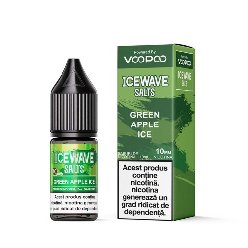 Lichid ICEWAVE Salt - Green Apple Ice (10 ml) 10 mg