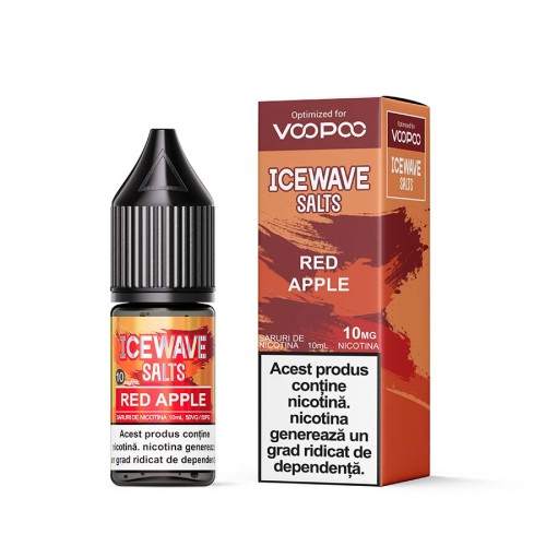 Lichid ICEWAVE Salt - Red Apple (10 ml) 10 mg