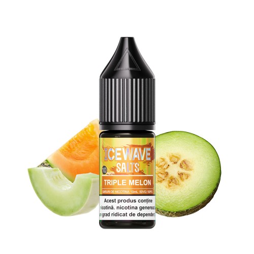 Lichid ICEWAVE Salt - Triple Melon (10 ml) 10 mg