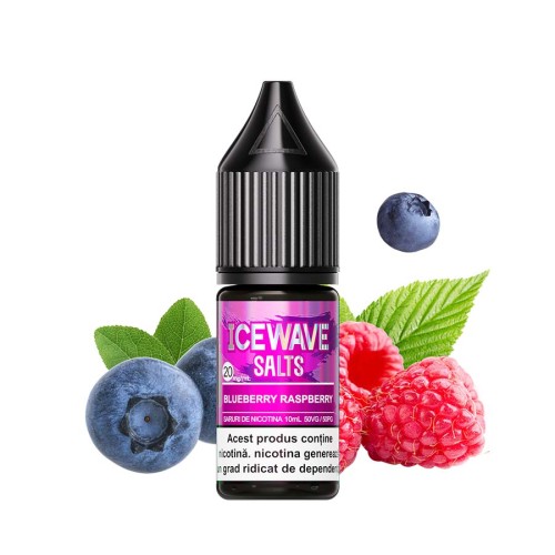 Lichid ICEWAVE Salt - Blueberry Raspberry (10 ml) 20 mg