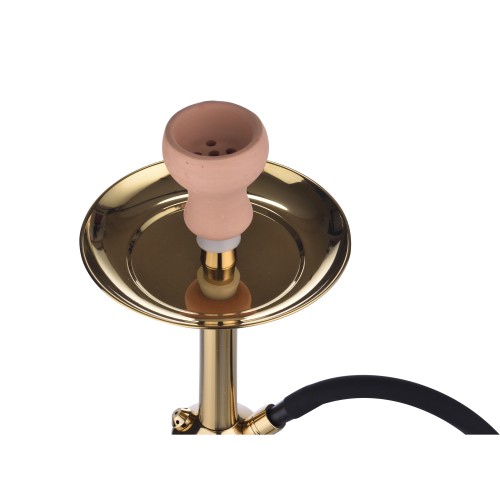 Narghilea Champ - Al Malik Guisser Alu Gilding (50 cm, un furtun)