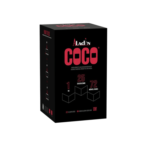 Carbuni narghilea - Aladin Coconut (25 mm) 1 kg