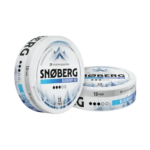 Pliculete cu nicotina Snoberg - Blueberry Ice
