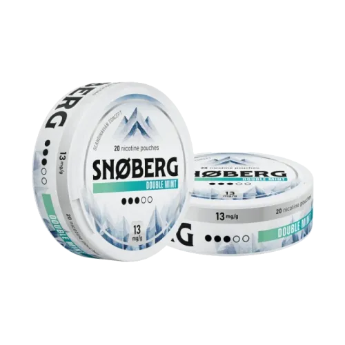 Pliculete cu nicotina Snoberg - Double Mint