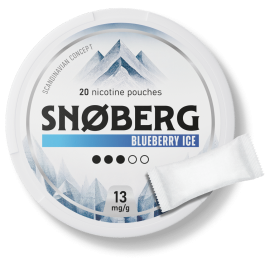 Pliculete cu nicotina Snoberg - Blueberry Ice