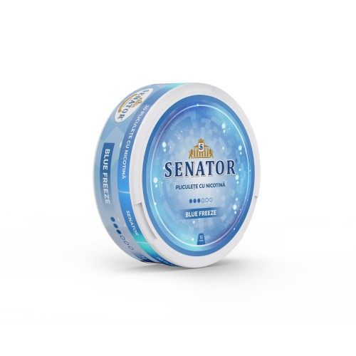 Pliculete nicotina Senator - Blue Freeze (12 mg)