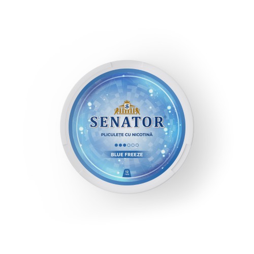 Pliculete nicotina Senator - Blue Freeze (12 mg)