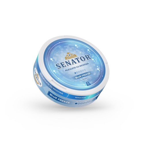 Pliculete nicotina Senator - Blue Freeze (6 mg) Mini