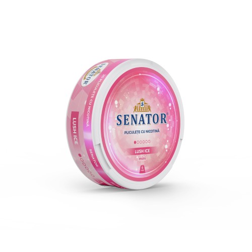 Pliculete nicotina Senator - Lush Ice (6 mg) Mini