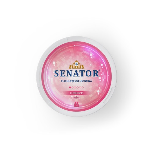 Pliculete nicotina Senator - Lush Ice (6 mg) Mini