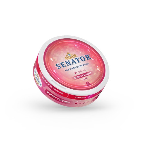 Pliculete nicotina Senator - Rubby Cherry (6 mg) Mini