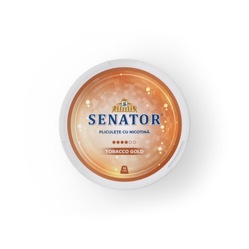 Pliculete nicotina Senator - Tobacco GOLD (16 mg)